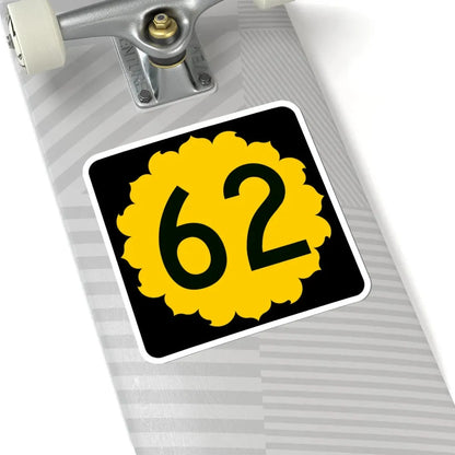 K-62 (Kansas) (Road Sign) STICKER Vinyl Kiss-Cut Decal - The Sticker Space