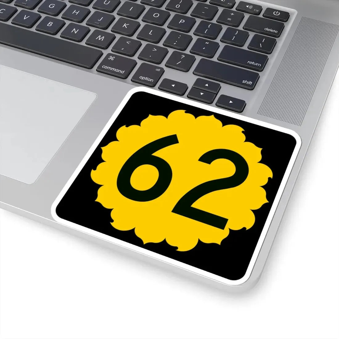 K-62 (Kansas) (Road Sign) STICKER Vinyl Kiss-Cut Decal - The Sticker Space