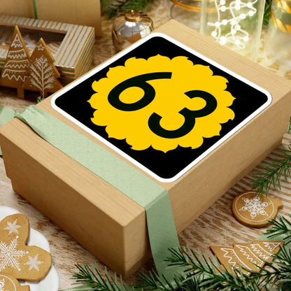 K-63 (Kansas) (Road Sign) STICKER Vinyl Kiss-Cut Decal - The Sticker Space