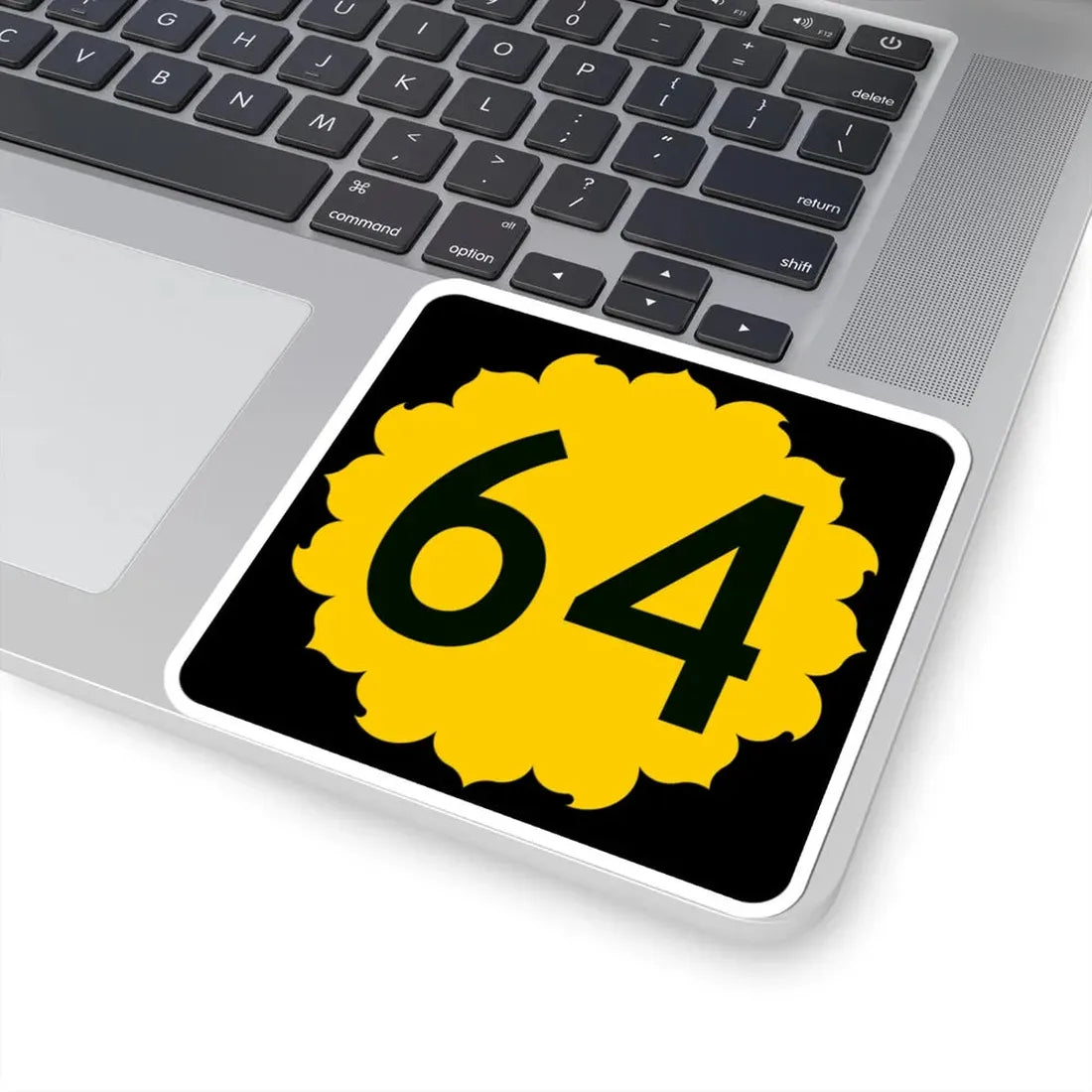 K-64 (Kansas) (Road Sign) STICKER Vinyl Kiss-Cut Decal - The Sticker Space