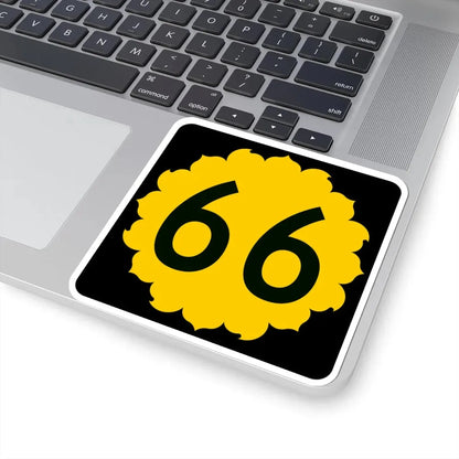 K-66 (Kansas) (Road Sign) STICKER Vinyl Kiss-Cut Decal - The Sticker Space