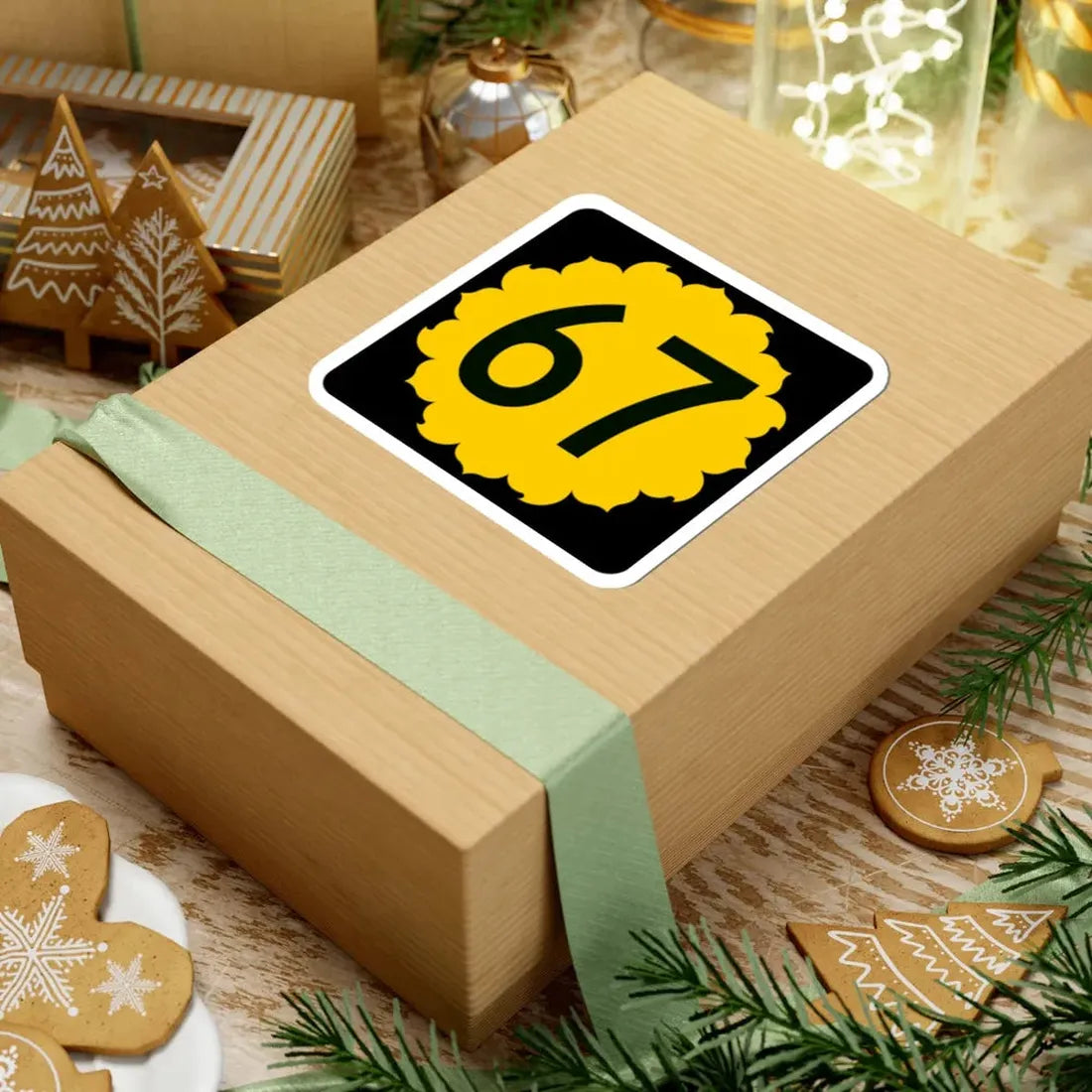 K-67 (Kansas) (Road Sign) STICKER Vinyl Kiss-Cut Decal - The Sticker Space