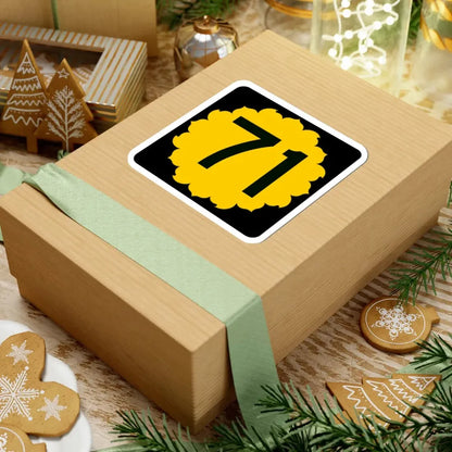 K-71 (Kansas) (Road Sign) STICKER Vinyl Kiss-Cut Decal - The Sticker Space