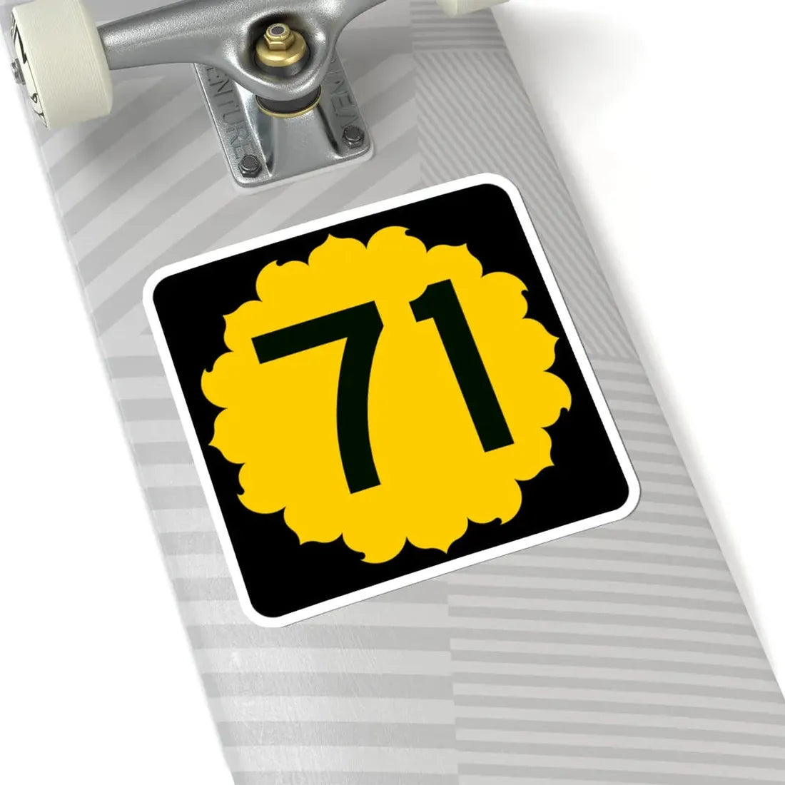 K-71 (Kansas) (Road Sign) STICKER Vinyl Kiss-Cut Decal - The Sticker Space