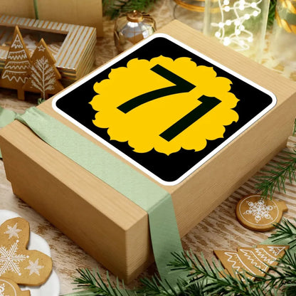 K-71 (Kansas) (Road Sign) STICKER Vinyl Kiss-Cut Decal - The Sticker Space