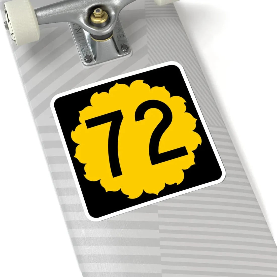 K-72 (Kansas) (Road Sign) STICKER Vinyl Kiss-Cut Decal - The Sticker Space