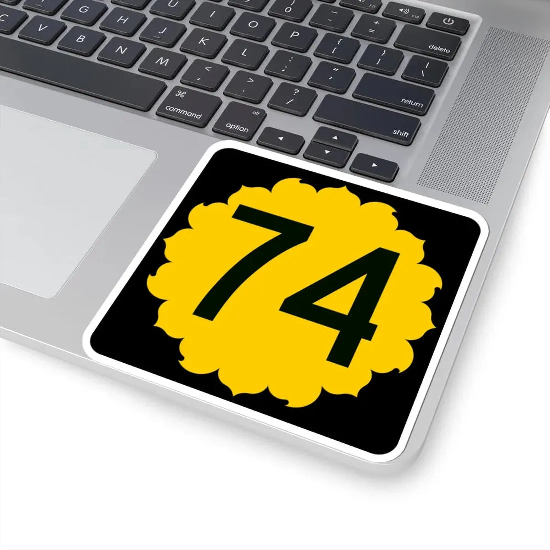 K-74 (Kansas) (Road Sign) STICKER Vinyl Kiss-Cut Decal - The Sticker Space