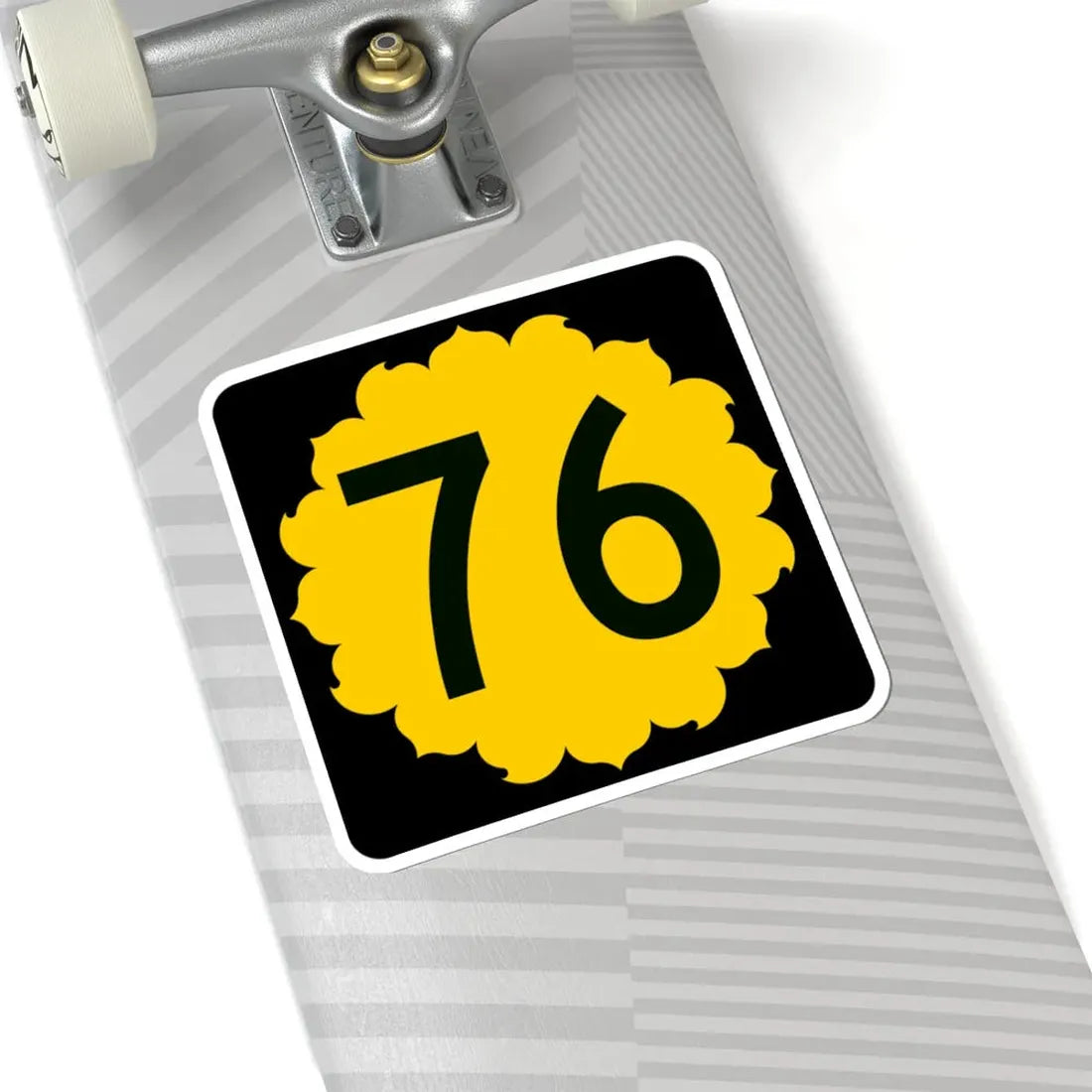 K-76 (Kansas) (Road Sign) STICKER Vinyl Kiss-Cut Decal - The Sticker Space