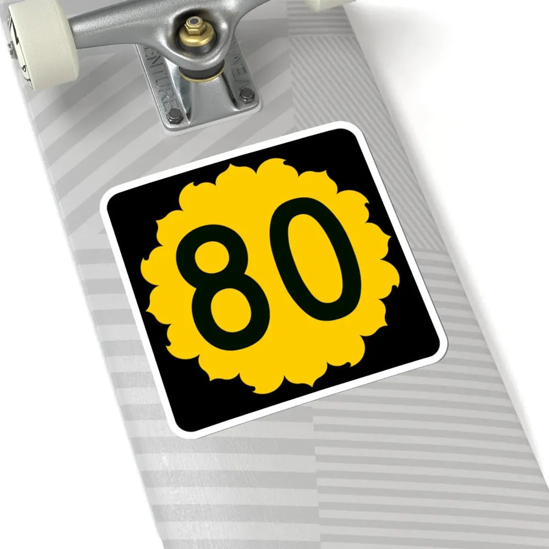 K-80 (Kansas) (Road Sign) STICKER Vinyl Kiss-Cut Decal - The Sticker Space