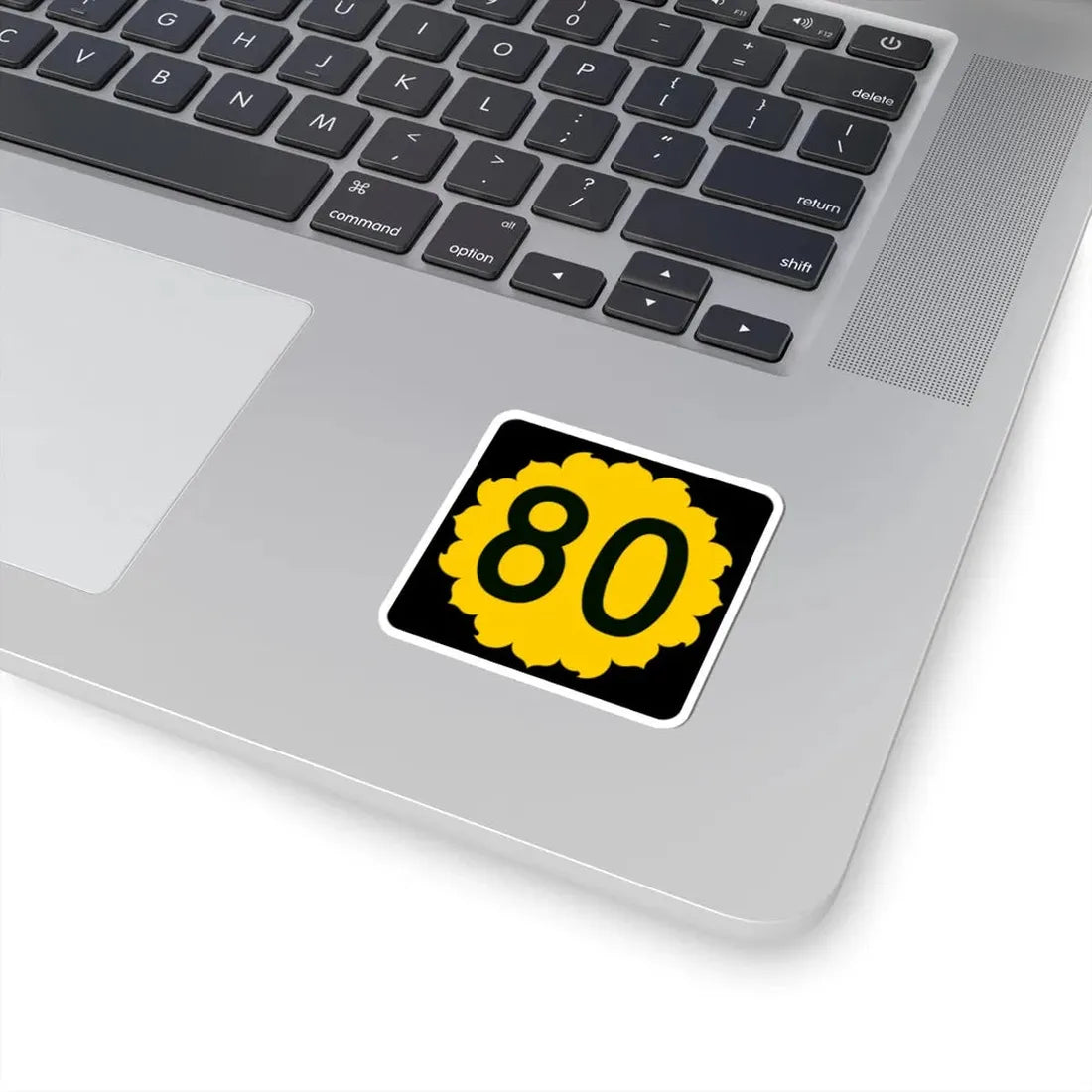 K-80 (Kansas) (Road Sign) STICKER Vinyl Kiss-Cut Decal - The Sticker Space