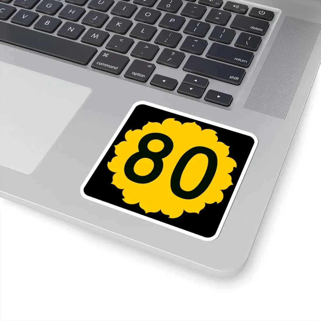 K-80 (Kansas) (Road Sign) STICKER Vinyl Kiss-Cut Decal - The Sticker Space