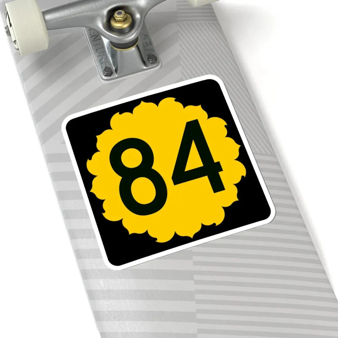 K-84 (Kansas) (Road Sign) STICKER Vinyl Kiss-Cut Decal - The Sticker Space