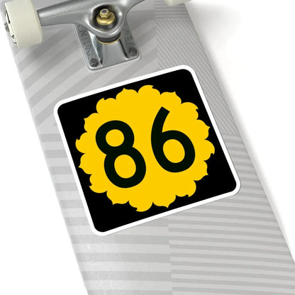 K-86 (Kansas) (Road Sign) STICKER Vinyl Kiss-Cut Decal - The Sticker Space