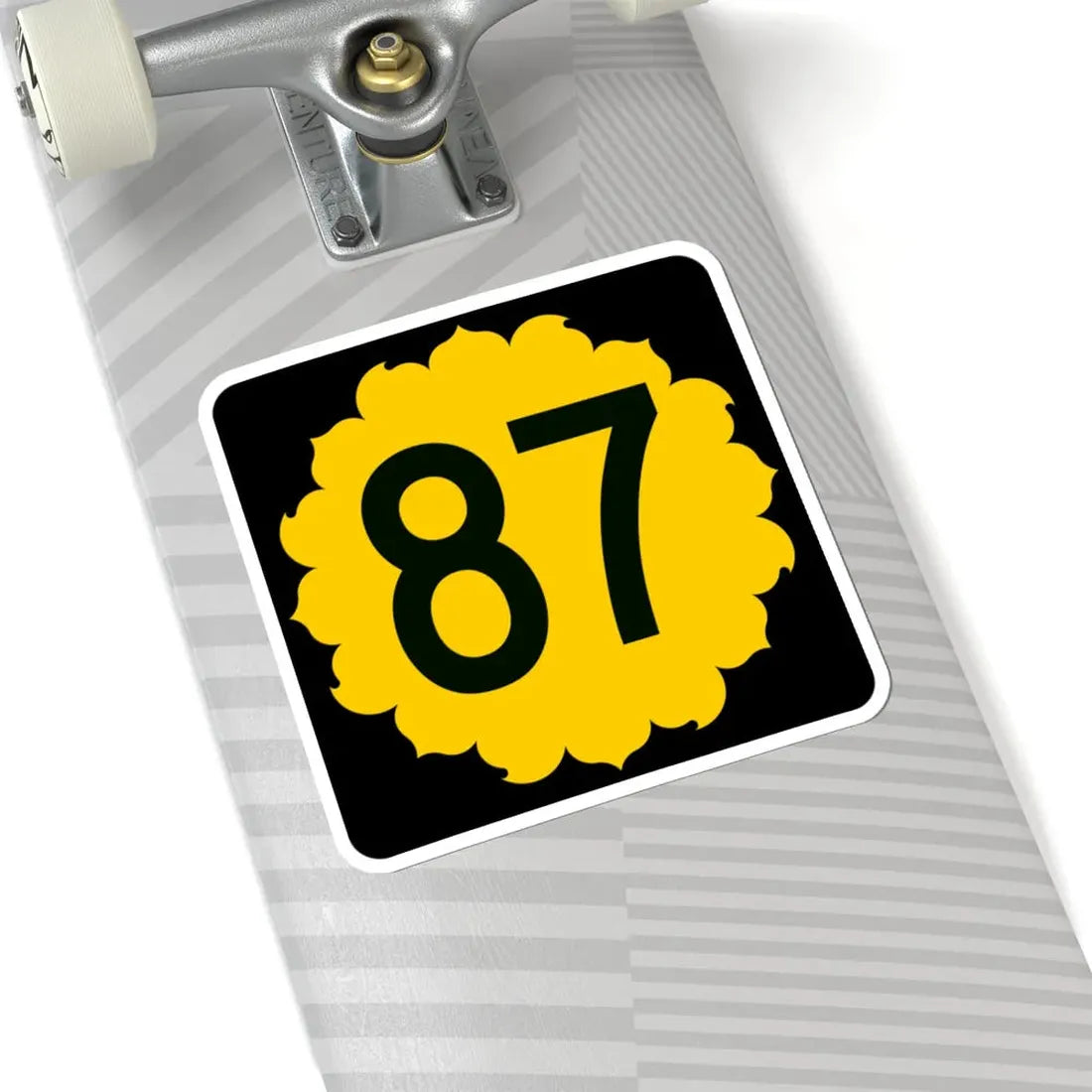 K-87 (Kansas) (Road Sign) STICKER Vinyl Kiss-Cut Decal - The Sticker Space