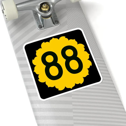 K-88 (Kansas) (Road Sign) STICKER Vinyl Kiss-Cut Decal - The Sticker Space