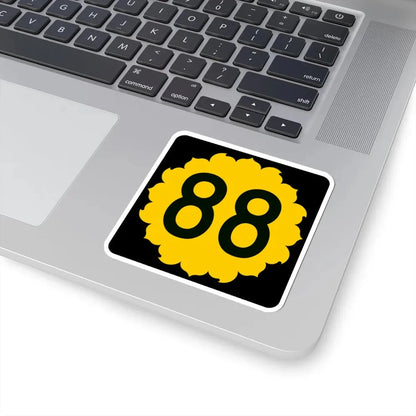 K-88 (Kansas) (Road Sign) STICKER Vinyl Kiss-Cut Decal - The Sticker Space