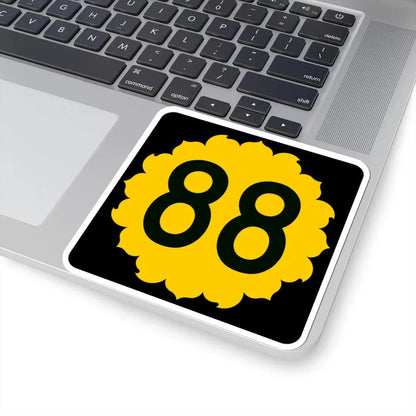 K-88 (Kansas) (Road Sign) STICKER Vinyl Kiss-Cut Decal - The Sticker Space