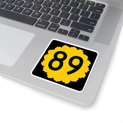 K-89 (Kansas) (Road Sign) STICKER Vinyl Kiss-Cut Decal - The Sticker Space