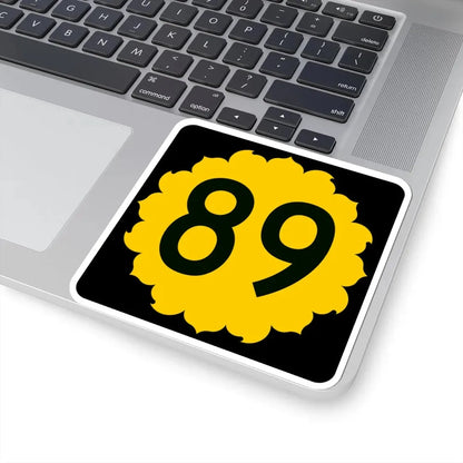 K-89 (Kansas) (Road Sign) STICKER Vinyl Kiss-Cut Decal - The Sticker Space