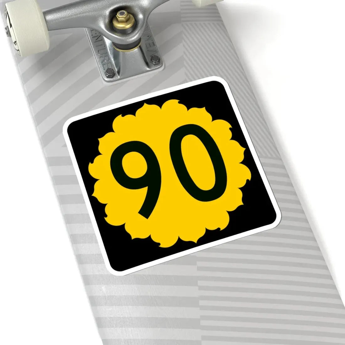 K-90 (Kansas) (Road Sign) STICKER Vinyl Kiss-Cut Decal - The Sticker Space