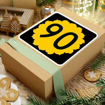 K-90 (Kansas) (Road Sign) STICKER Vinyl Kiss-Cut Decal - The Sticker Space