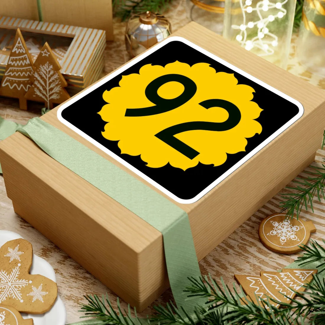 K-92 (Kansas) (Road Sign) STICKER Vinyl Kiss-Cut Decal - The Sticker Space