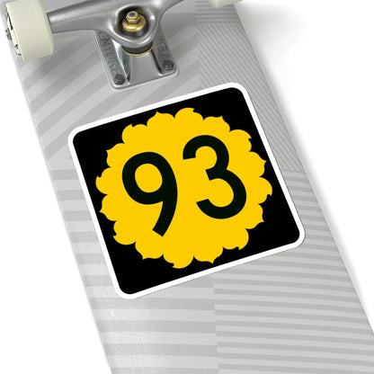 K-93 (Kansas) (Road Sign) STICKER Vinyl Kiss-Cut Decal - The Sticker Space