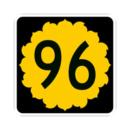 K-96 (Kansas) (Road Sign) STICKER Vinyl Kiss-Cut Decal 2 Inch White - The Sticker Space