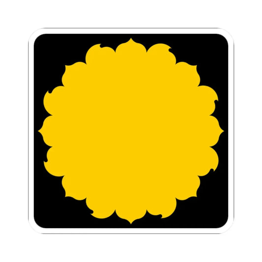 K-blank (Kansas) (Road Sign) STICKER Vinyl Kiss-Cut Decal 2 Inch White - The Sticker Space