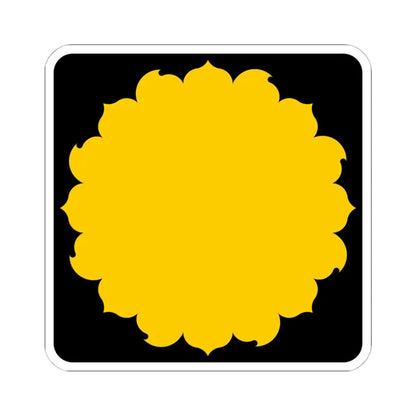 K-blank (Kansas) (Road Sign) STICKER Vinyl Kiss-Cut Decal 6 Inch White - The Sticker Space