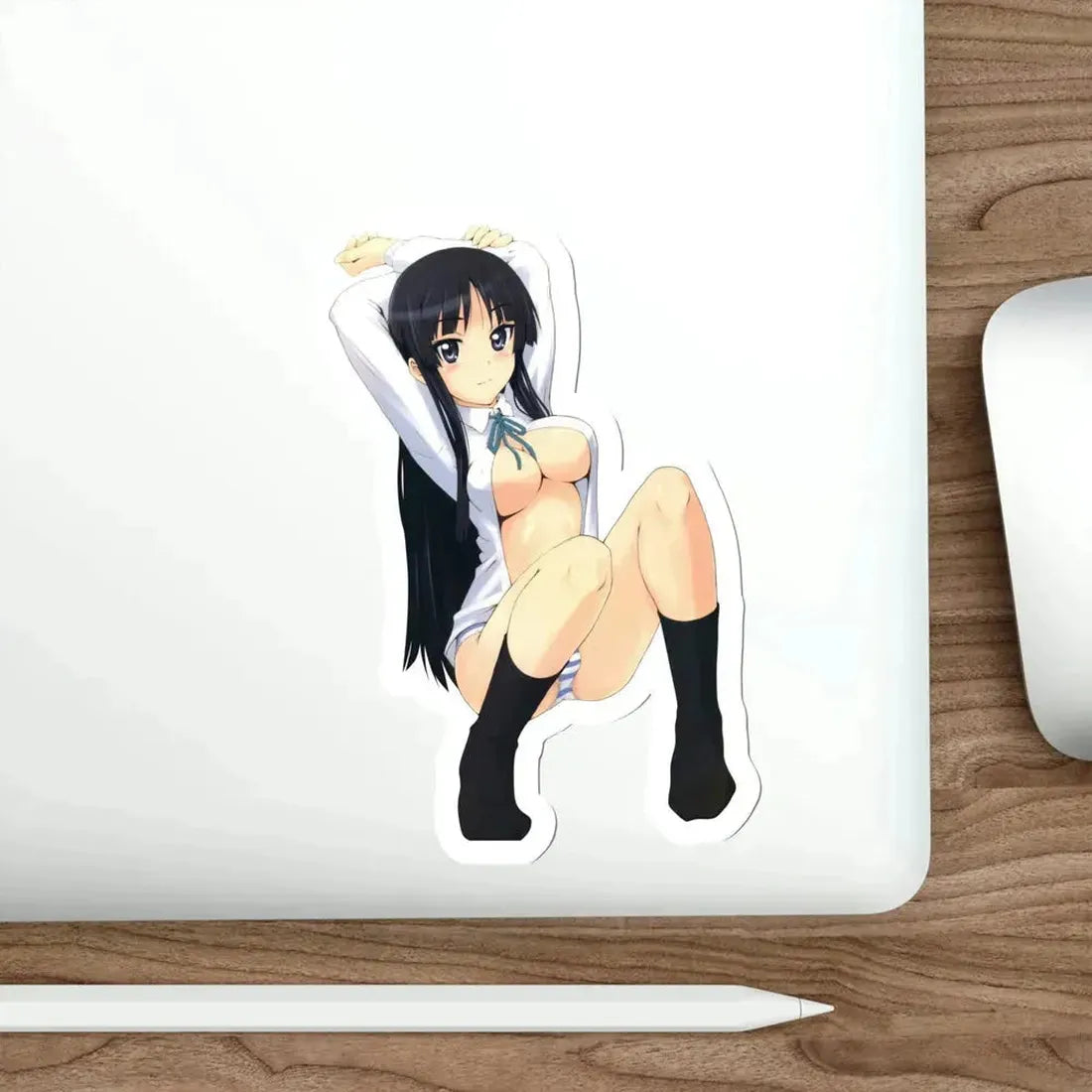 K-ON! - Mio Akiyama v2 (Anime/Ecchi/Waifu) STICKER Vinyl Die-Cut Decal - The Sticker Space