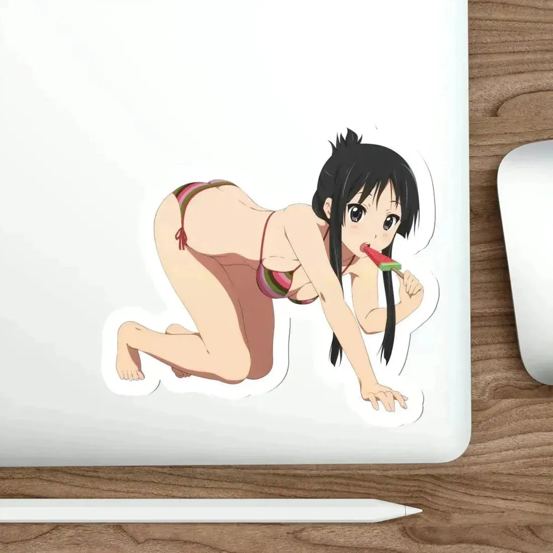 K-ON! - Mio Akiyama v4 (Anime/Ecchi/Waifu) STICKER Vinyl Die-Cut Decal - The Sticker Space