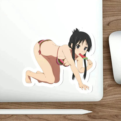 K-ON! - Mio Akiyama v4 (Anime/Ecchi/Waifu) STICKER Vinyl Die-Cut Decal - The Sticker Space