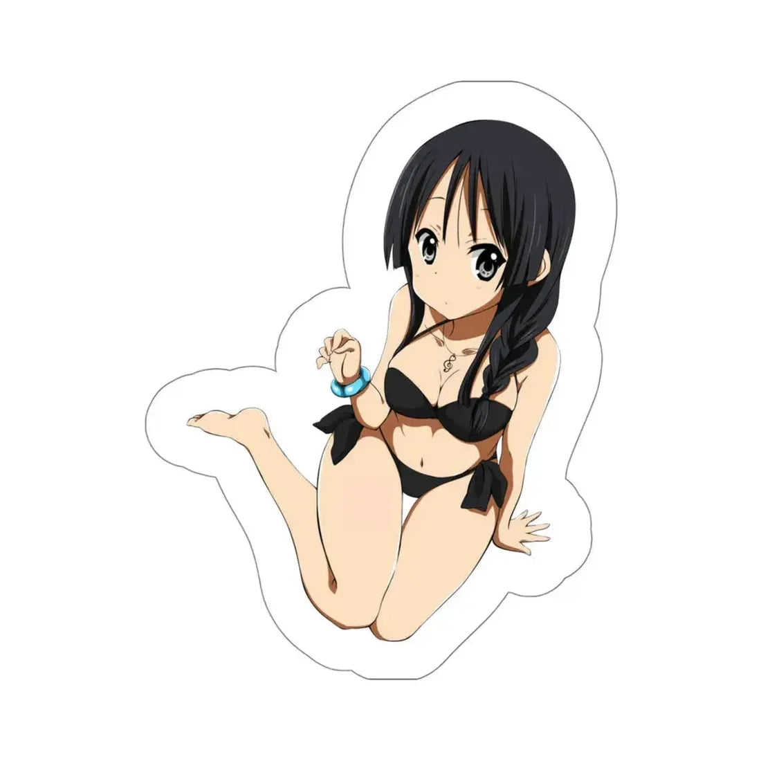K-ON! - Mio Akiyama v7 (Anime/Ecchi/Waifu) STICKER Vinyl Die-Cut Decal 4 Inch - The Sticker Space