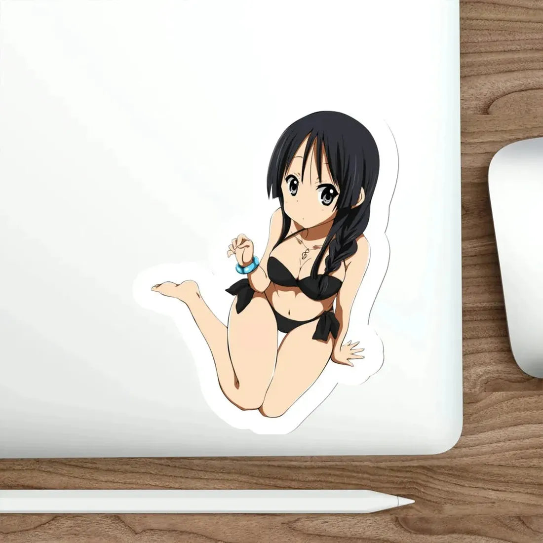 K-ON! - Mio Akiyama v7 (Anime/Ecchi/Waifu) STICKER Vinyl Die-Cut Decal - The Sticker Space