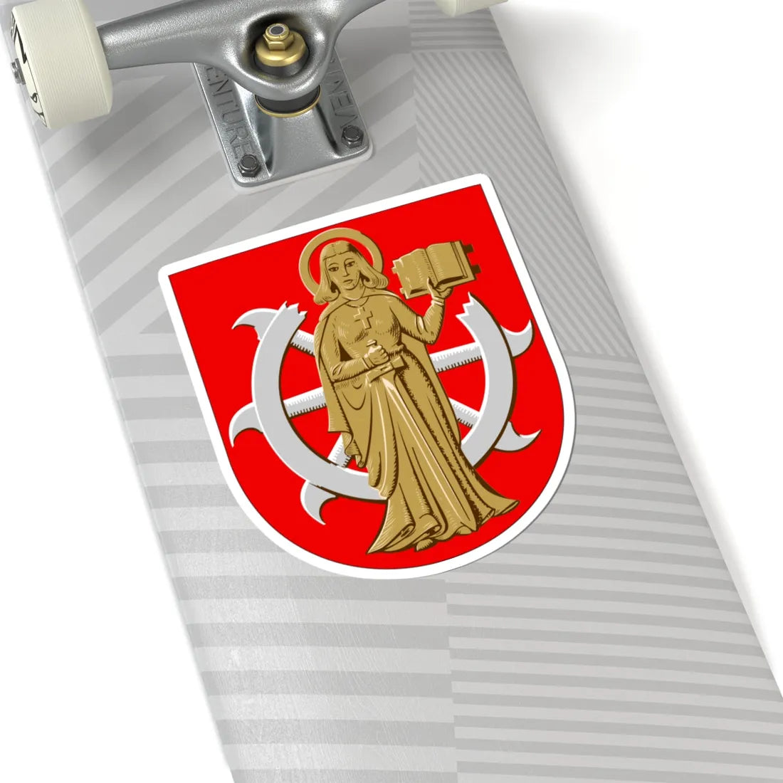 Kaarina.vaakuna (Finland) (Coat of Arms) STICKER Vinyl Kiss-Cut Decal - The Sticker Space
