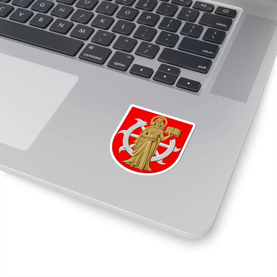 Kaarina.vaakuna (Finland) (Coat of Arms) STICKER Vinyl Kiss-Cut Decal - The Sticker Space