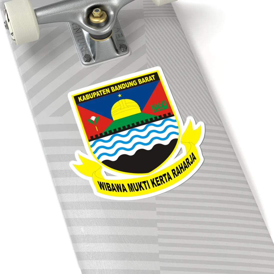 Kab Bandung Barat (Indonesia) (Coat of Arms) STICKER Vinyl Kiss-Cut Decal - The Sticker Space