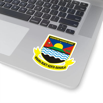 Kab Bandung Barat (Indonesia) (Coat of Arms) STICKER Vinyl Kiss-Cut Decal - The Sticker Space
