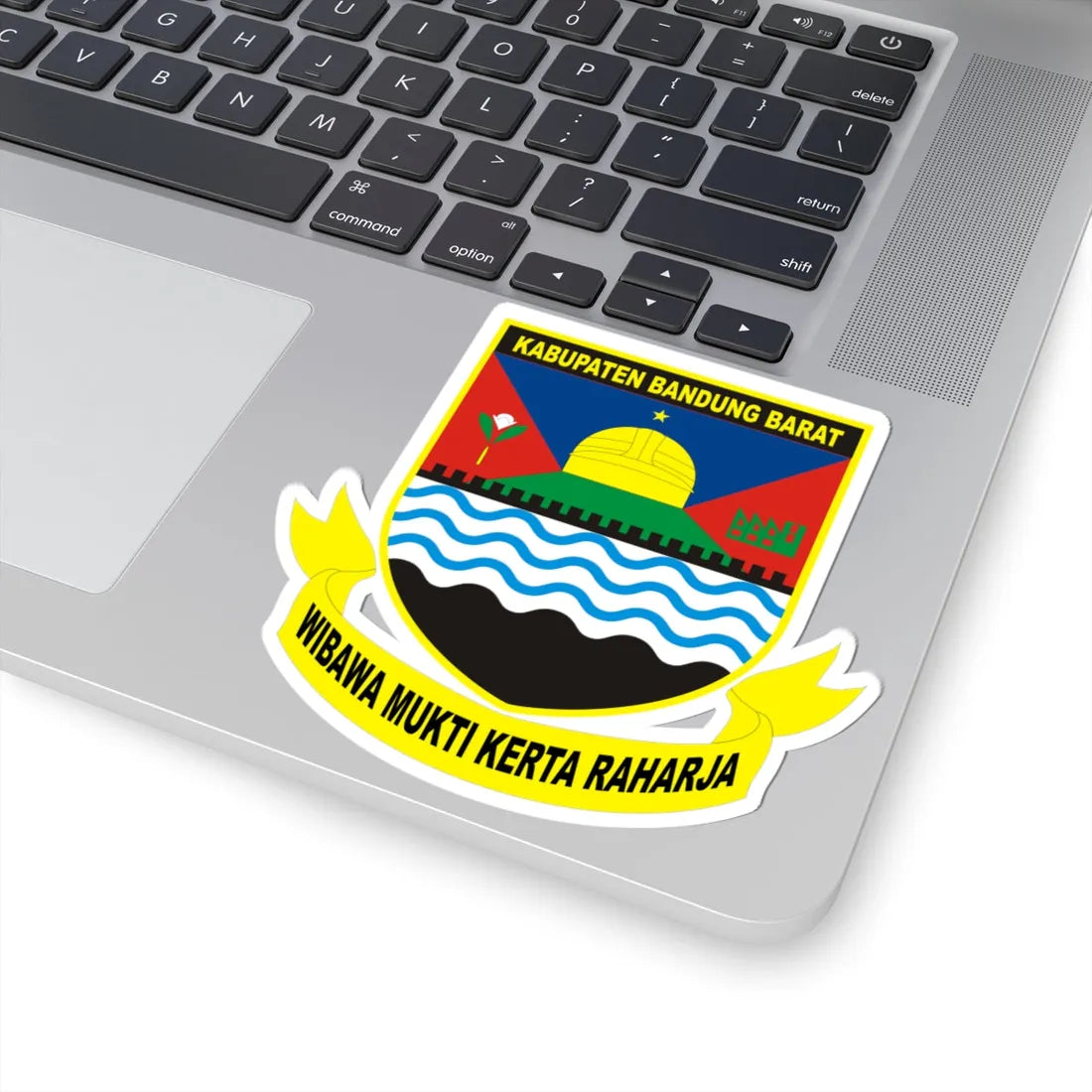Kab Bandung Barat (Indonesia) (Coat of Arms) STICKER Vinyl Kiss-Cut Decal - The Sticker Space
