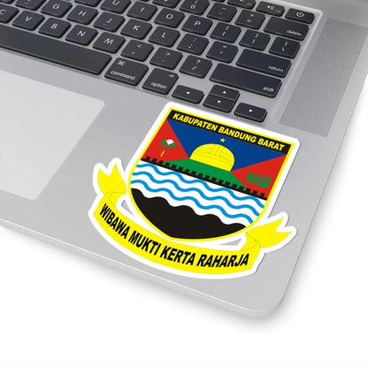 Kab Bandung Barat (Indonesia) (Coat of Arms) STICKER Vinyl Kiss-Cut Decal - The Sticker Space
