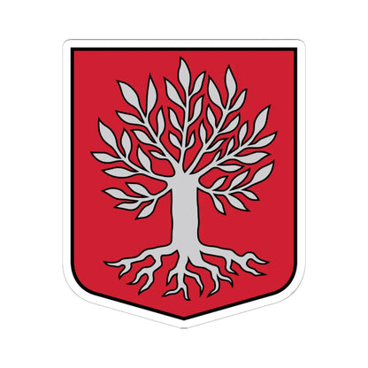 Kabiles pagasta ģerbonis (Latvia) (Coat of Arms) STICKER Vinyl Kiss-Cut Decal 6 Inch White - The Sticker Space