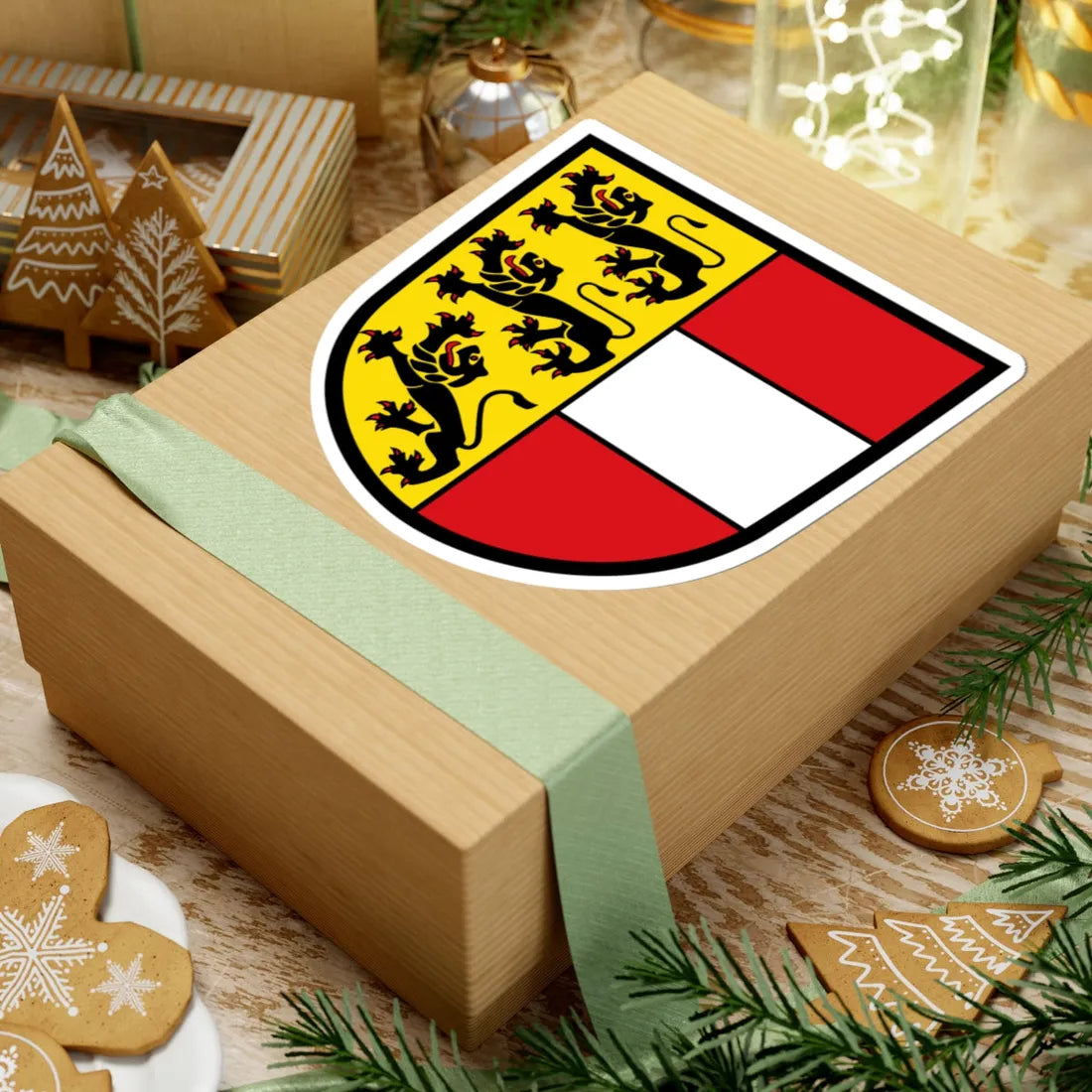 Kaernten shield CoA (Austria) (Coat of Arms) STICKER Vinyl Kiss-Cut Decal - The Sticker Space