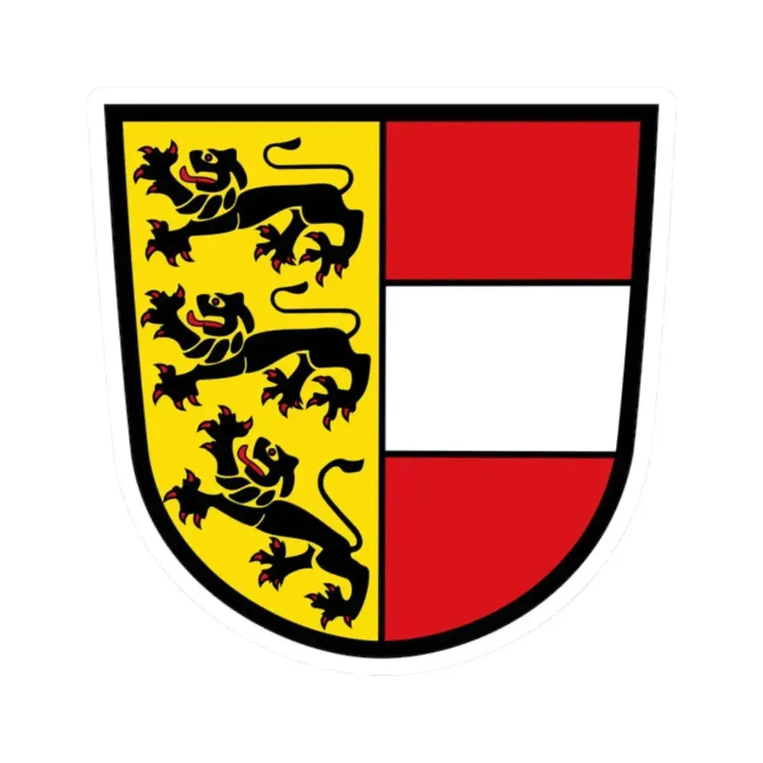 Kaernten shield CoA (Austria) STICKER Vinyl Kiss-Cut Decal 2 Inch White - The Sticker Space