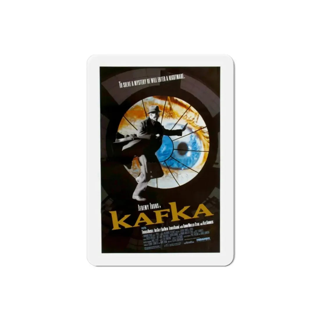 Kafka 1991 Movie Poster Refrigerator Magnet - The Sticker Space