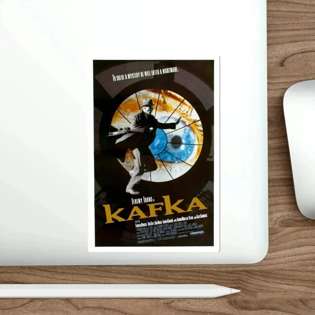 Kafka 1991 Movie Poster STICKER Vinyl Die-Cut Decal - The Sticker Space