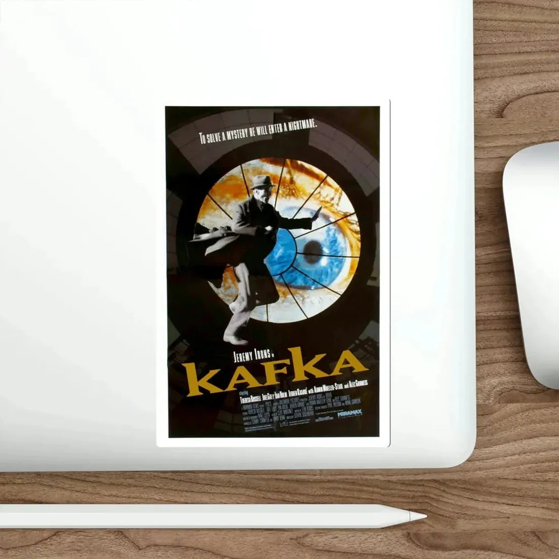 Kafka 1991 Movie Poster STICKER Vinyl Die-Cut Decal - The Sticker Space