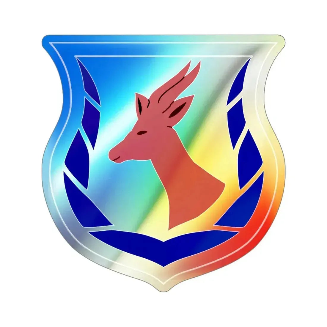 Kagnew Station East Africa (U.S. Army) Holographic STICKER Die-Cut Vinyl Decal 5 Inch Holographic - The Sticker Space
