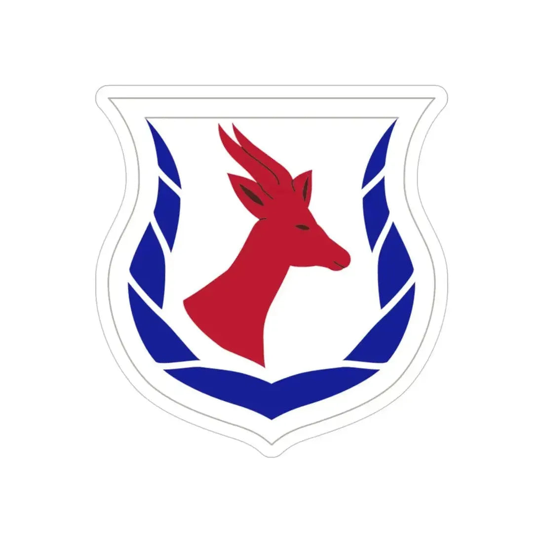 Kagnew StationEast Africa (U.S. Army) REVERSE PRINT Transparent Die-Cut STICKER 4 Inch Die-Cut Transparent - The Sticker Space