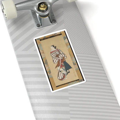 Kaigetsudō Dohan - Standing Courtesan Looking Over Her Shoulder - ca. 1715 v1 - STICKER Vinyl Kiss-Cut Decal